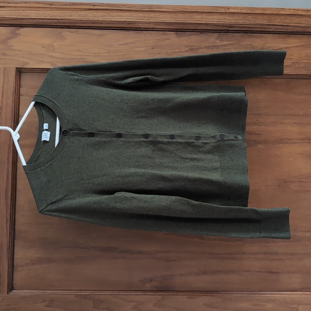 GAP Olive Cardigan for Women, Medium